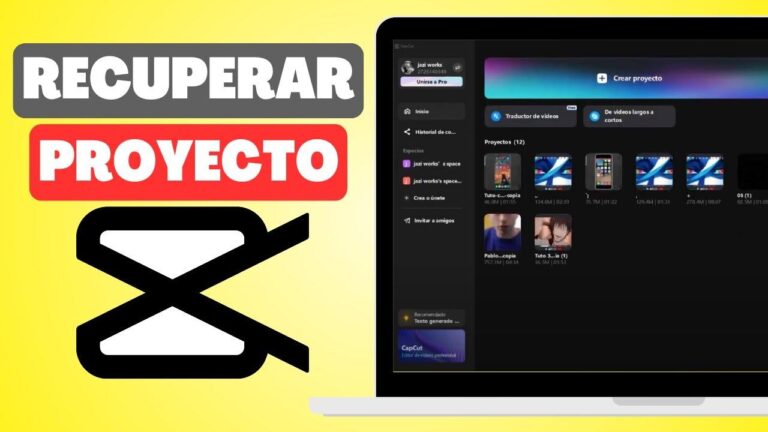 Cómo recuperar un proyecto borrado en CapCut