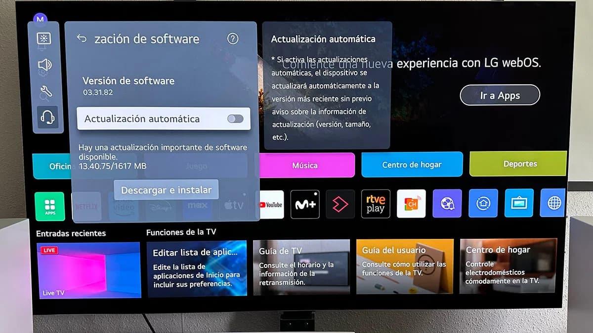 Cómo saber si tu Smart TV recibe todavía actualizaciones