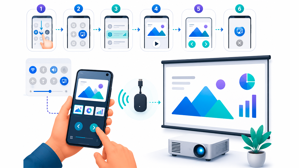 Conectar el móvil a un proyector