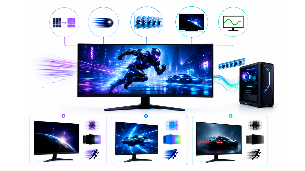Especificaciones mínimas recomendables para un monitor gaming