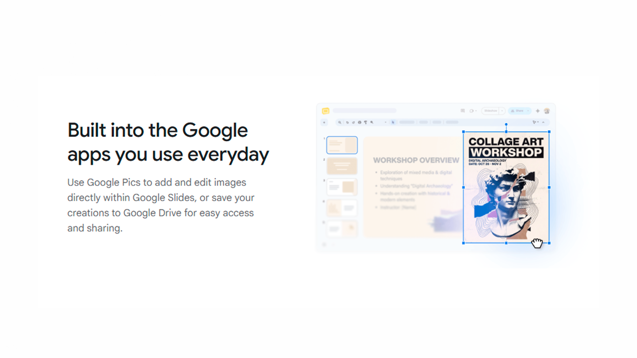 GOOGLE pics slides