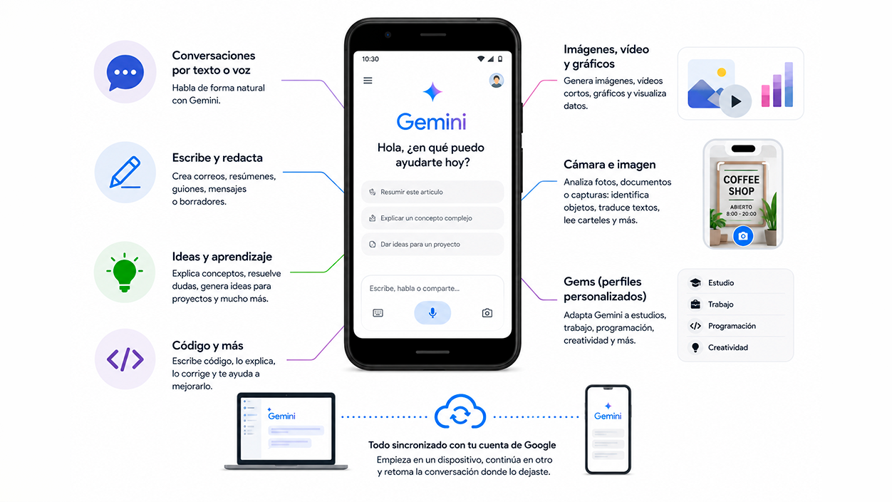 Gemini en un móvil viejo