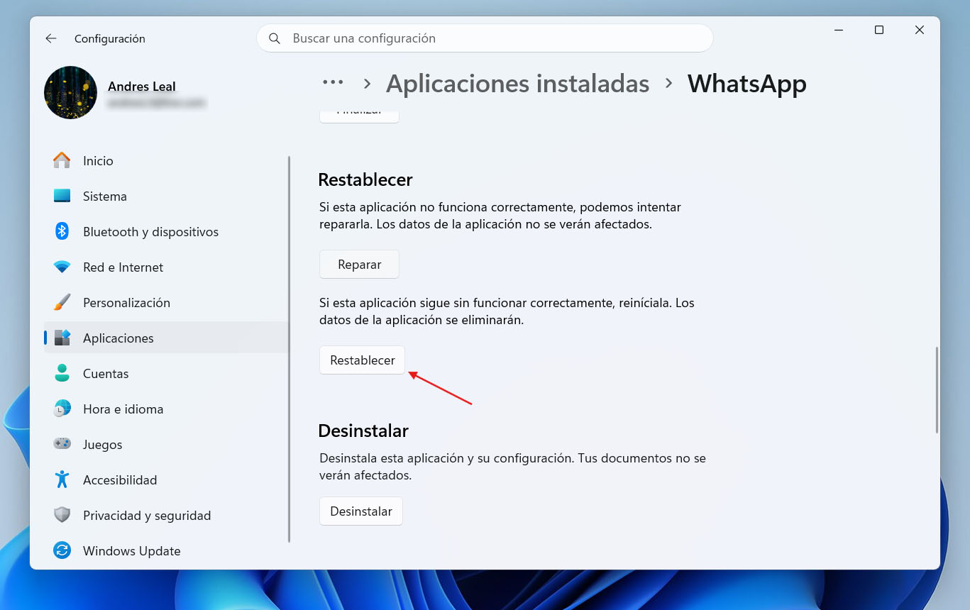 Limpiar caché para que WhatsApp Desktop consuma menos recursos en PC