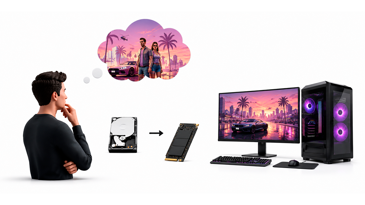 Merece la pena actualizar ahora tu SSD y tu equipo para GTA 6