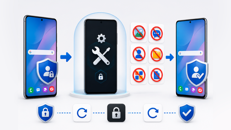Modo Repair y Modo Mantenimiento en Samsung