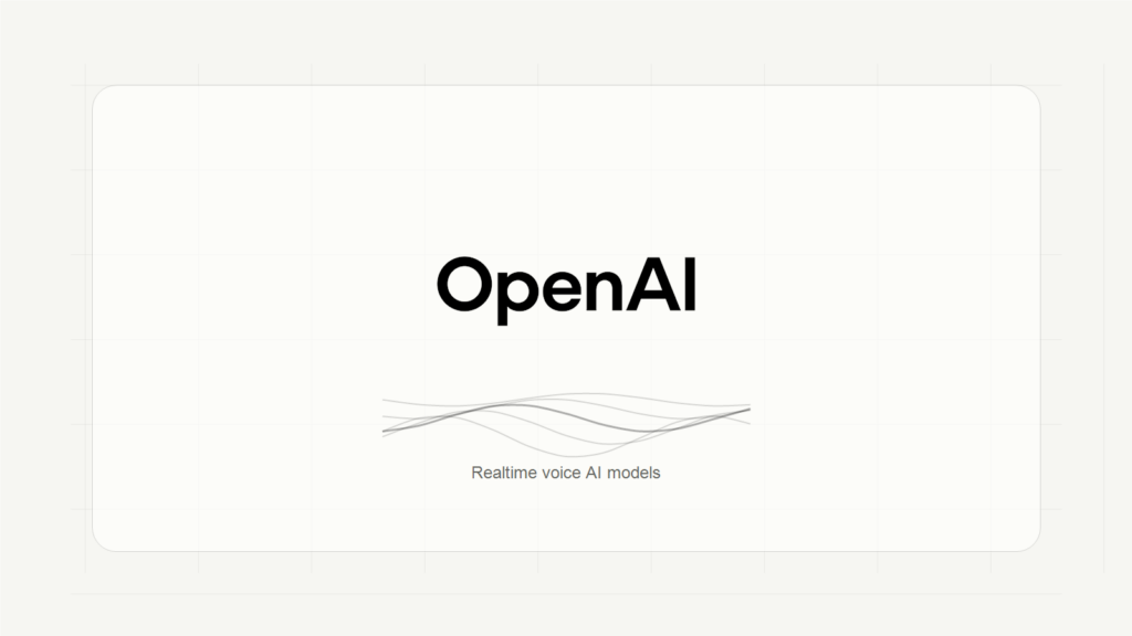 OpenAI GPT-Realtime-2