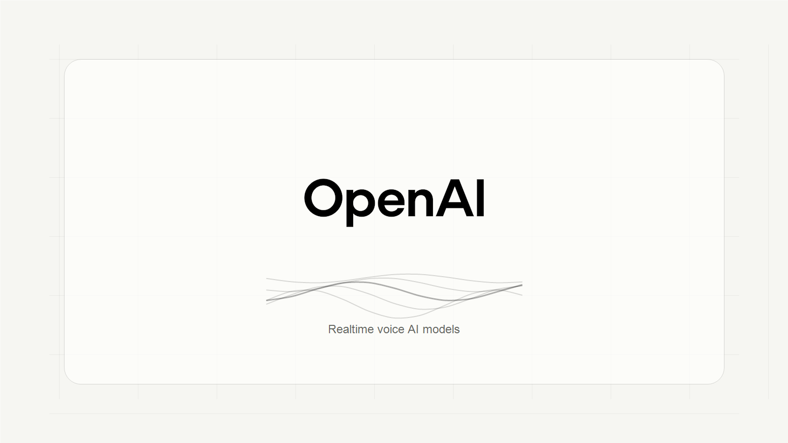Modelo OpenAI GPT Realtime para voz y audio