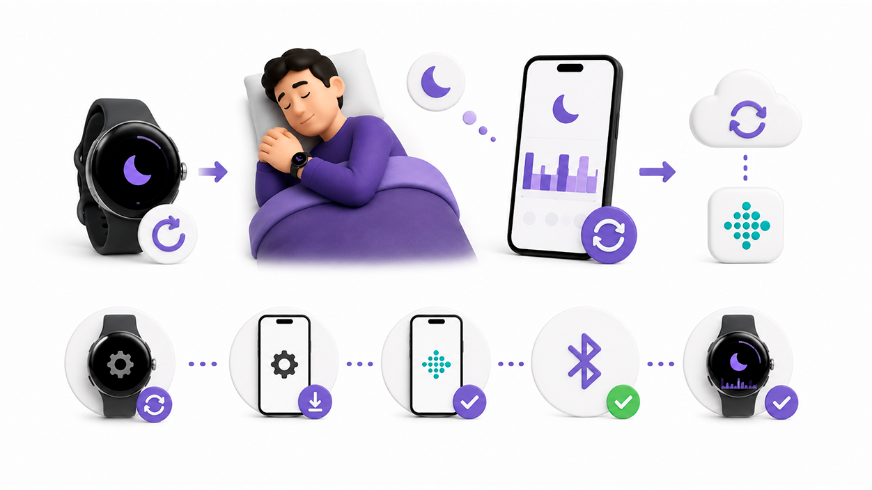 Pasos para recuperar el seguimiento del sueño en smartwatch