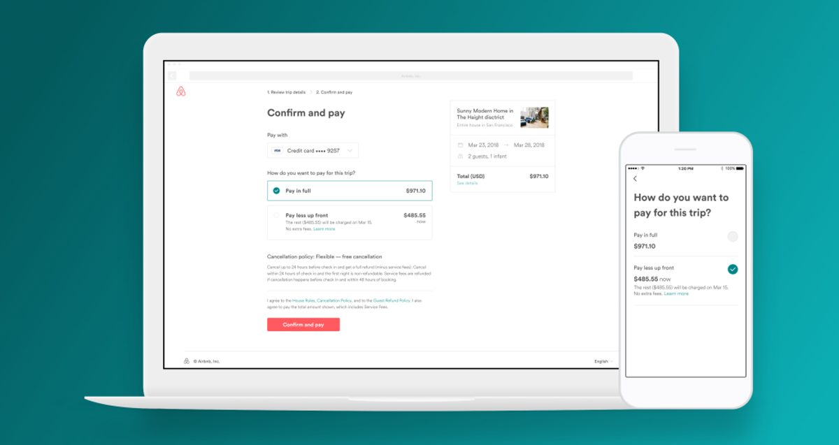 Airbnb no deja pagar una reserva
