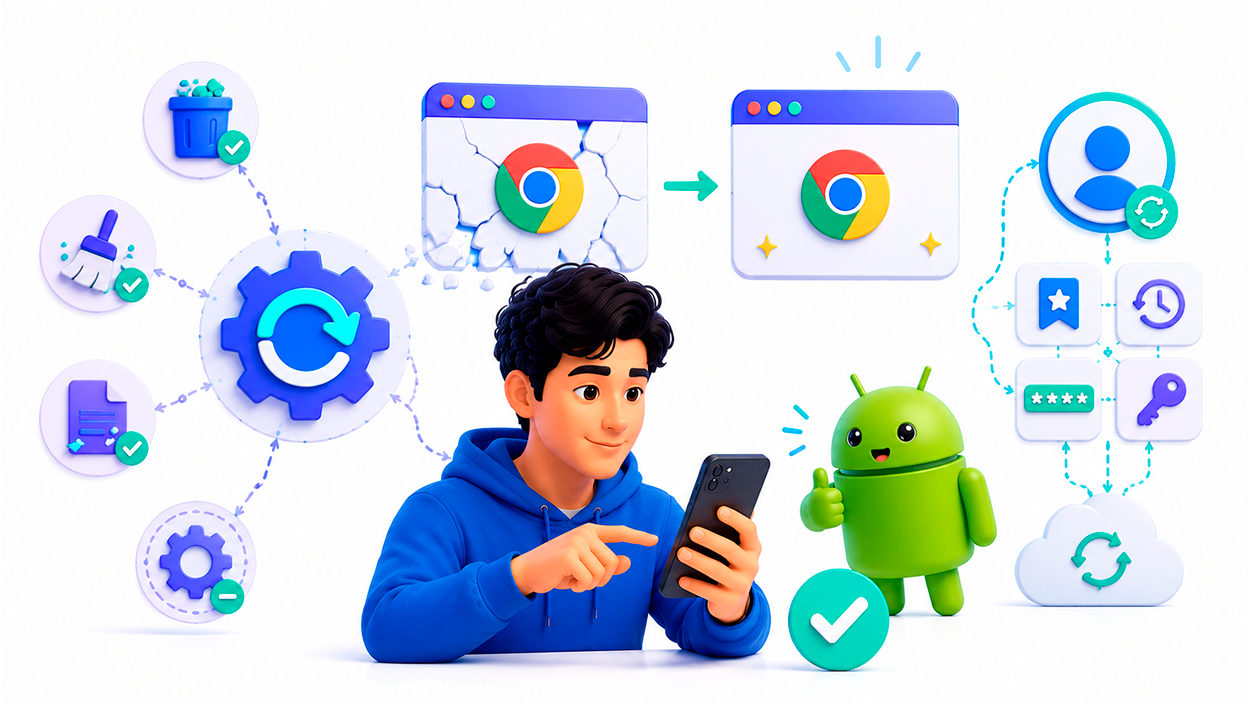 Reiniciar y devolver Chrome a su estado de fábrica