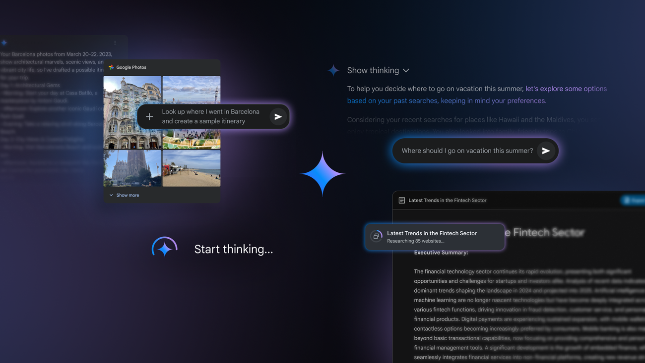 Show thinking Gemini