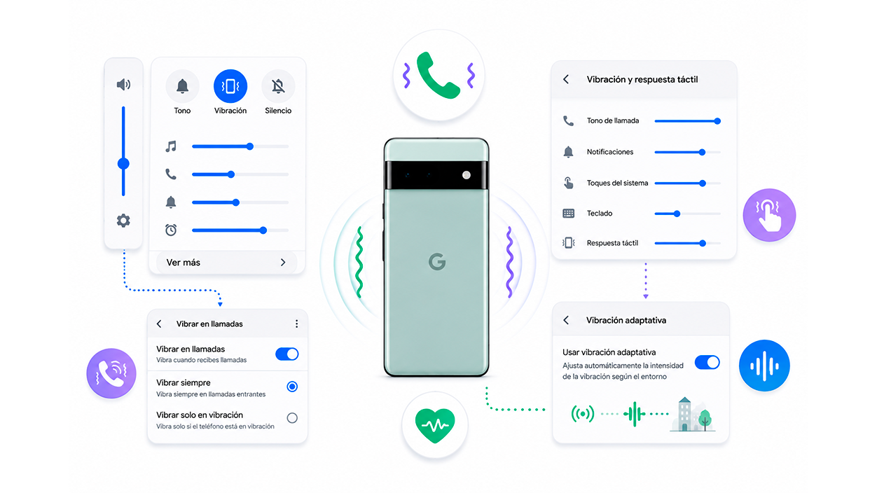 Vibración en llamadas Google Pixel