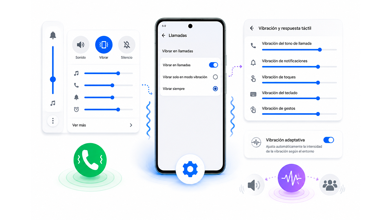 Vibrar en llamadas opcion google pixel