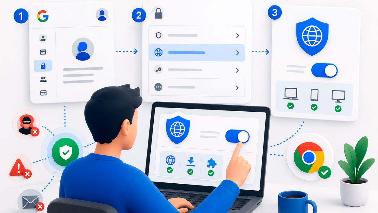 activar Navegación segura mejorada en tu cuenta de Google