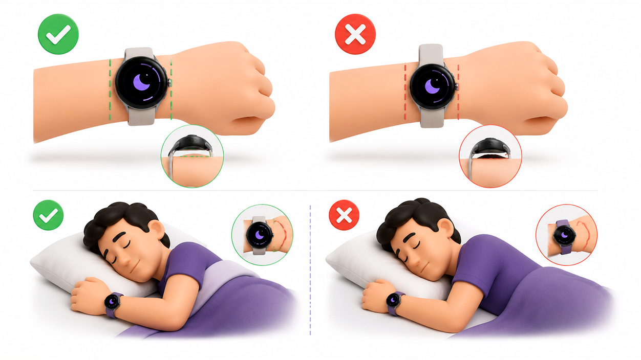 ajustar el smartwatch para dormir