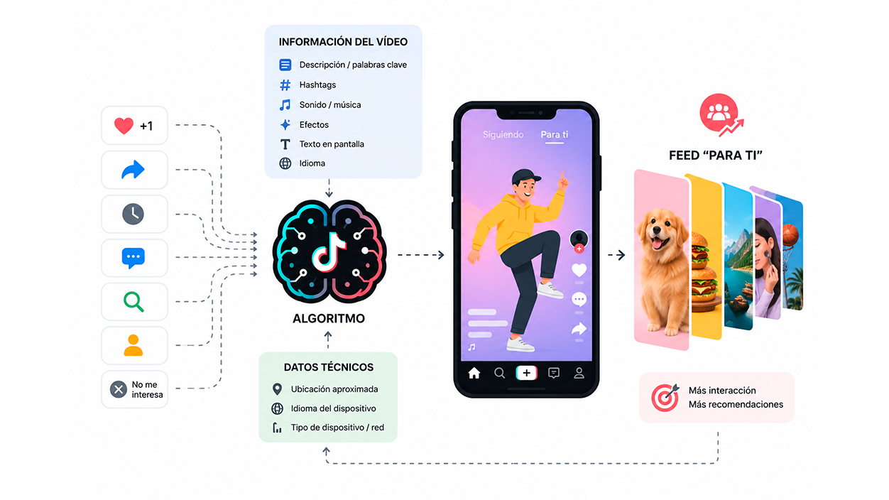 algoritmo de TikTok