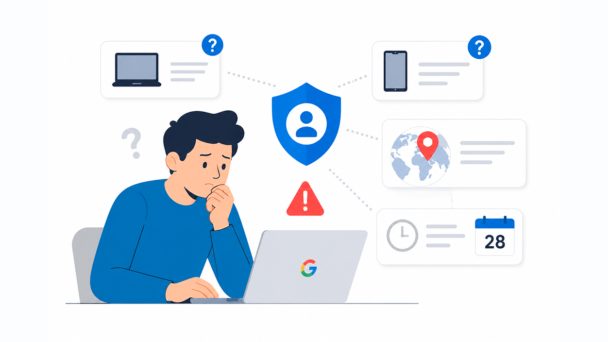 aparecen dispositivos raros extraños en mi cuenta de Google