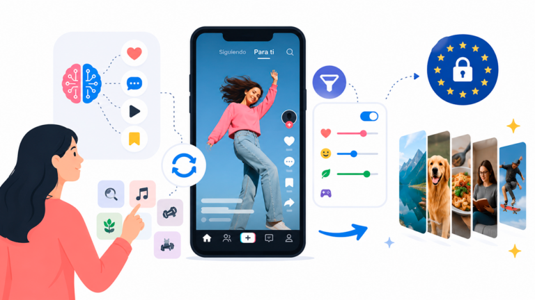 cambiar el algoritmo de TikTok