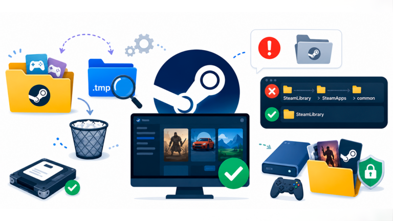 carpetas temporales de steam