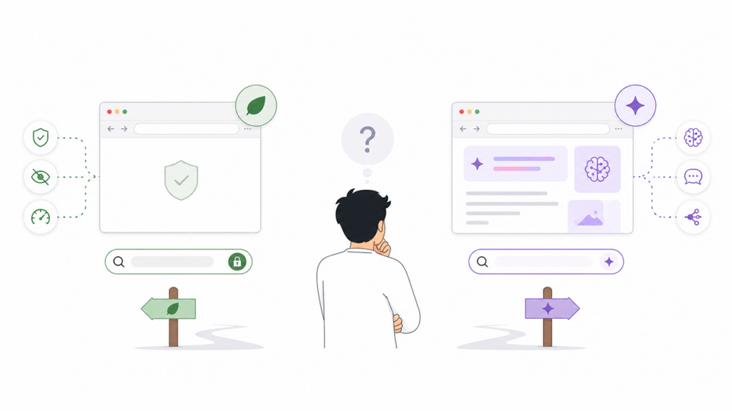 elegir Buscadores y navegadores sin resultados intrusivos de IA