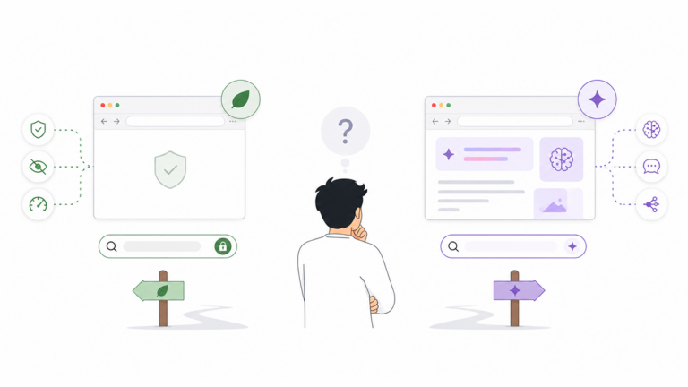 elegir Buscadores y navegadores sin resultados intrusivos de IA