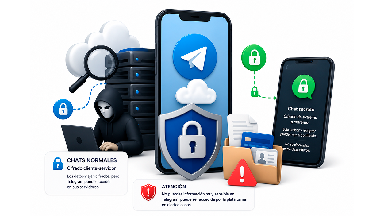 peligros de usar Telegram como nube