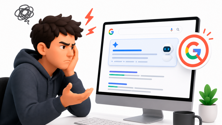 reducir la IA en Google