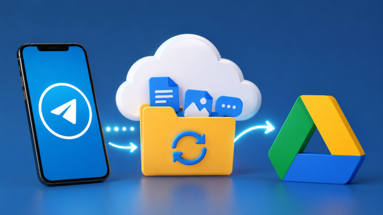 Crear copias automáticas de Telegram en Google Drive