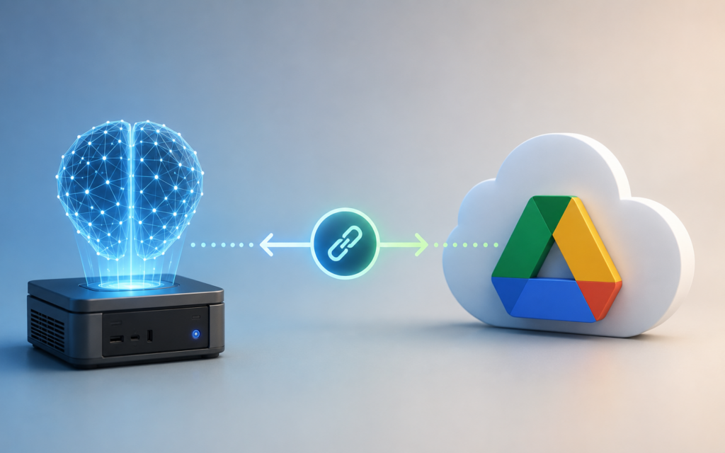conectar una IA local a Google Drive