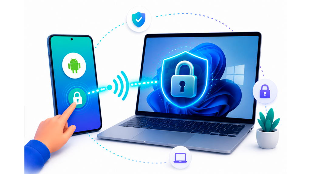 Bloquear un PC desde Android de forma remota