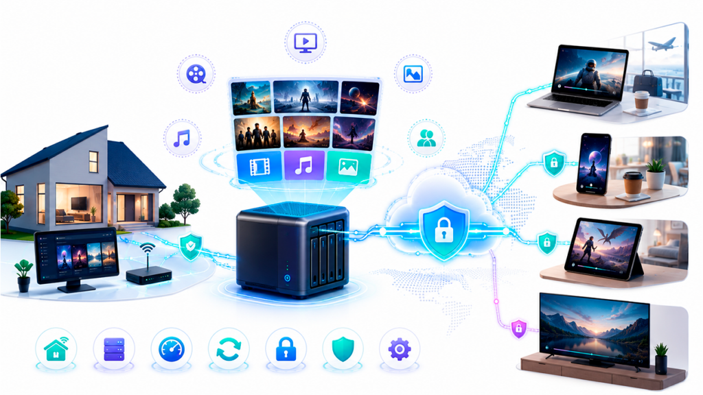 How to access Jellyfin remotely from home