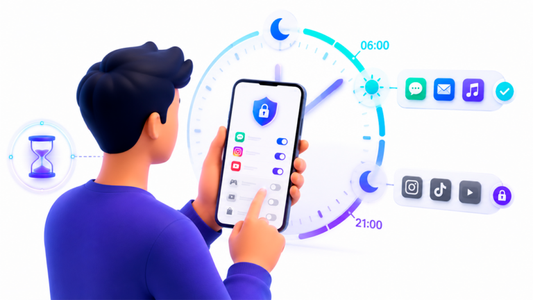 Cómo bloquear aplicaciones por horario en Android
