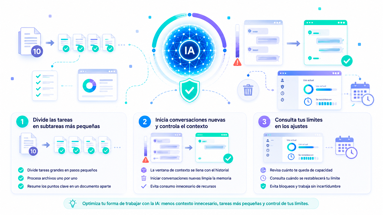 Cómo gestionar el consumo de tokens en gemini para evitar bloqueos