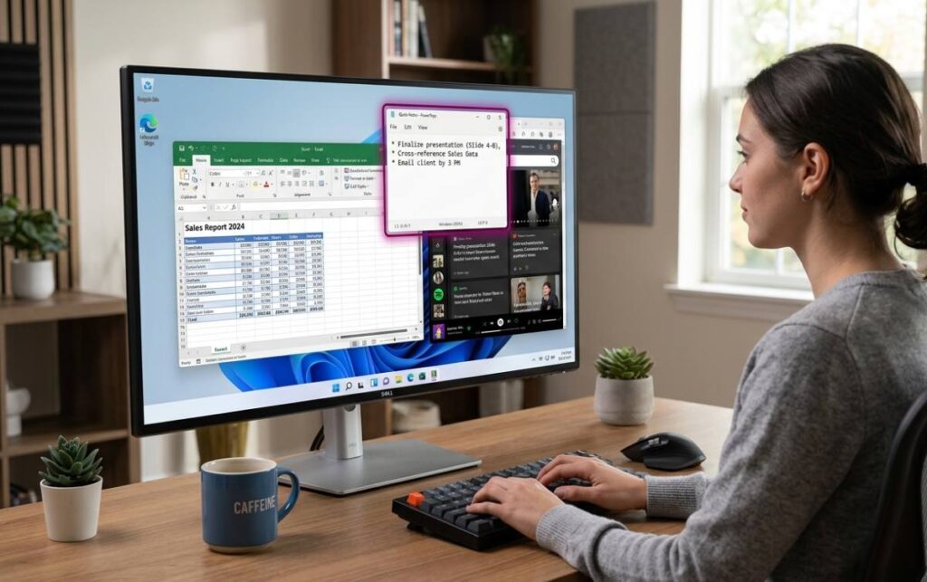 How to keep a window always visible in Windows 11 using Always On Top