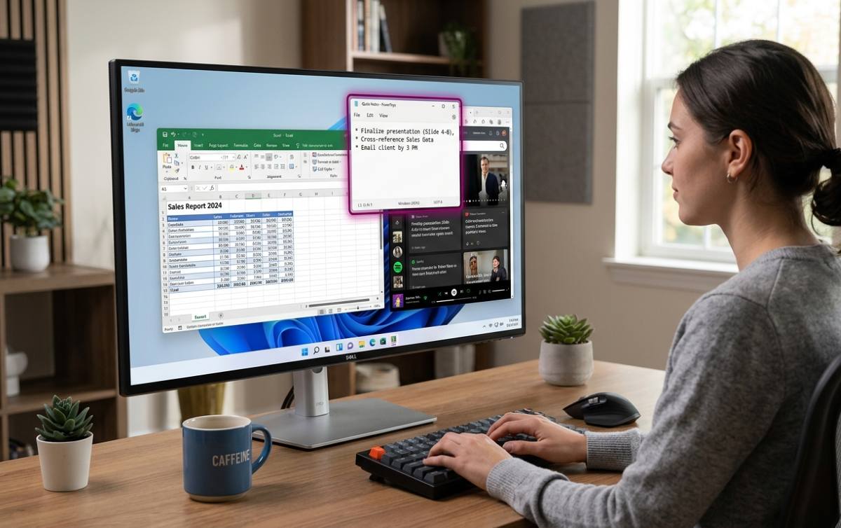 Cómo mantener en Windows 11 siempre visible una ventana usando Always On Top