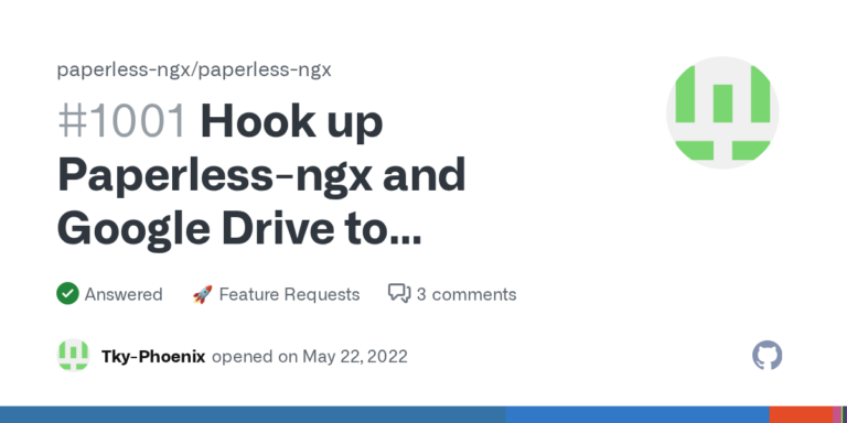 Cómo migrar desde Google Drive a Paperless-ngx