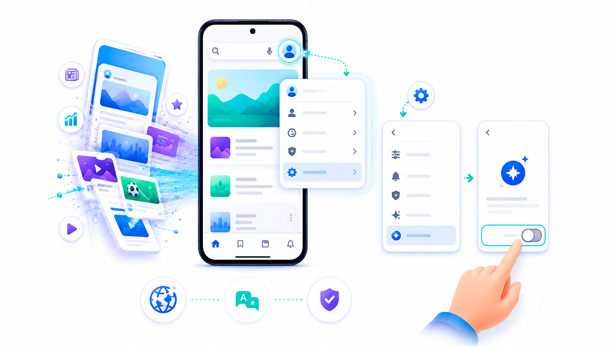 Cómo quitar el feed infinito de Google Discover en Android