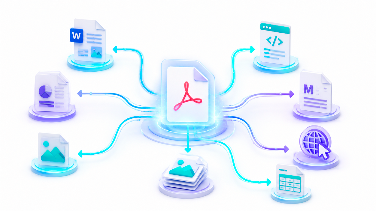 Conversión de PDF a Word y otros formatos en SStirling PDF