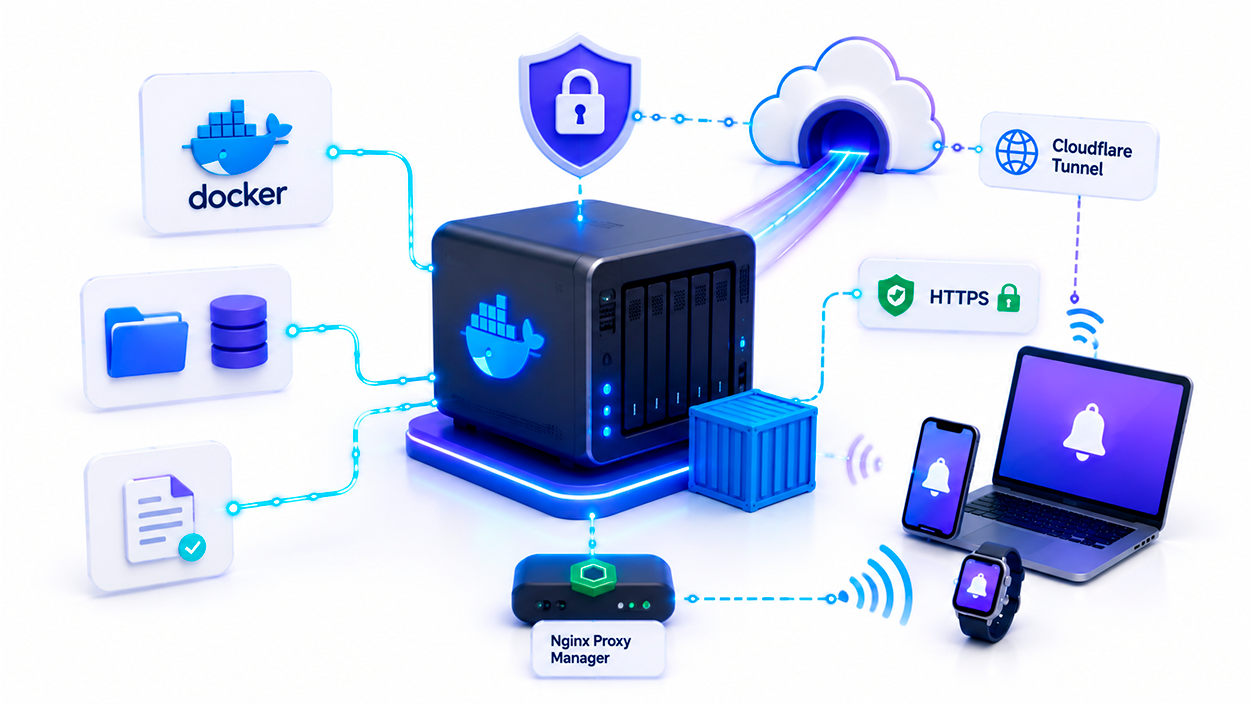 Despliegue de servidor propio con Docker para conectar Home Assistant con ntfy