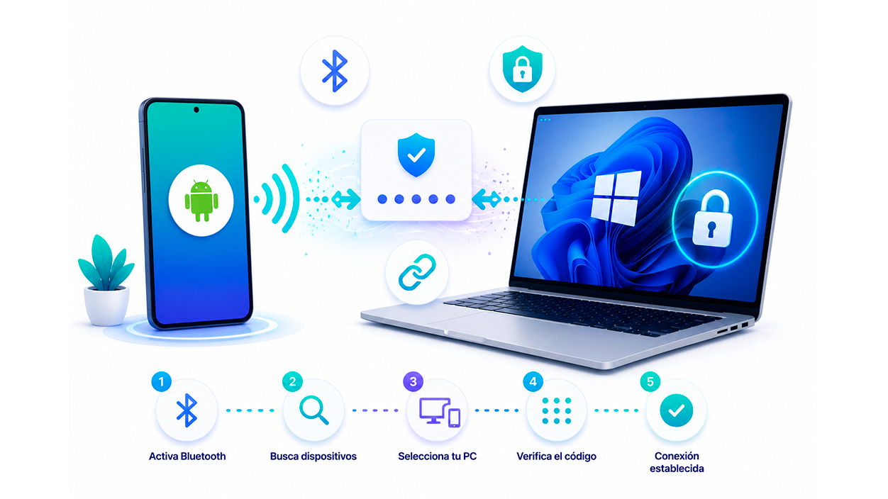 Emparejar Android y Windows correctamente