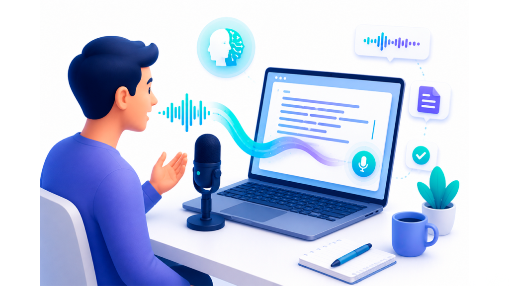 Escribir en Windows usando la voz