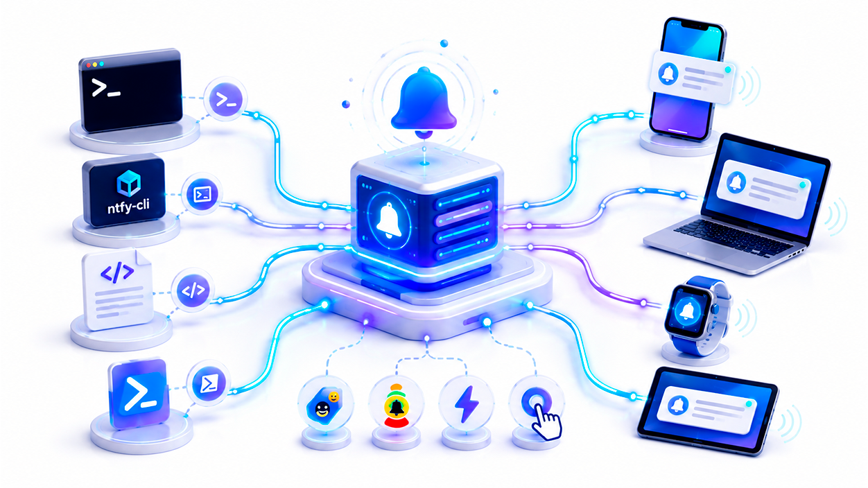 Formas de recibir y enviar alertas en ntfy