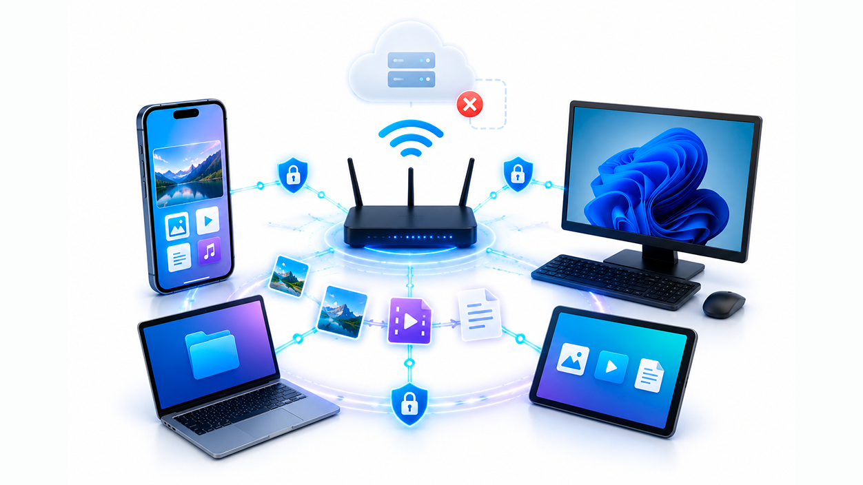 LocalSend cómo funciona