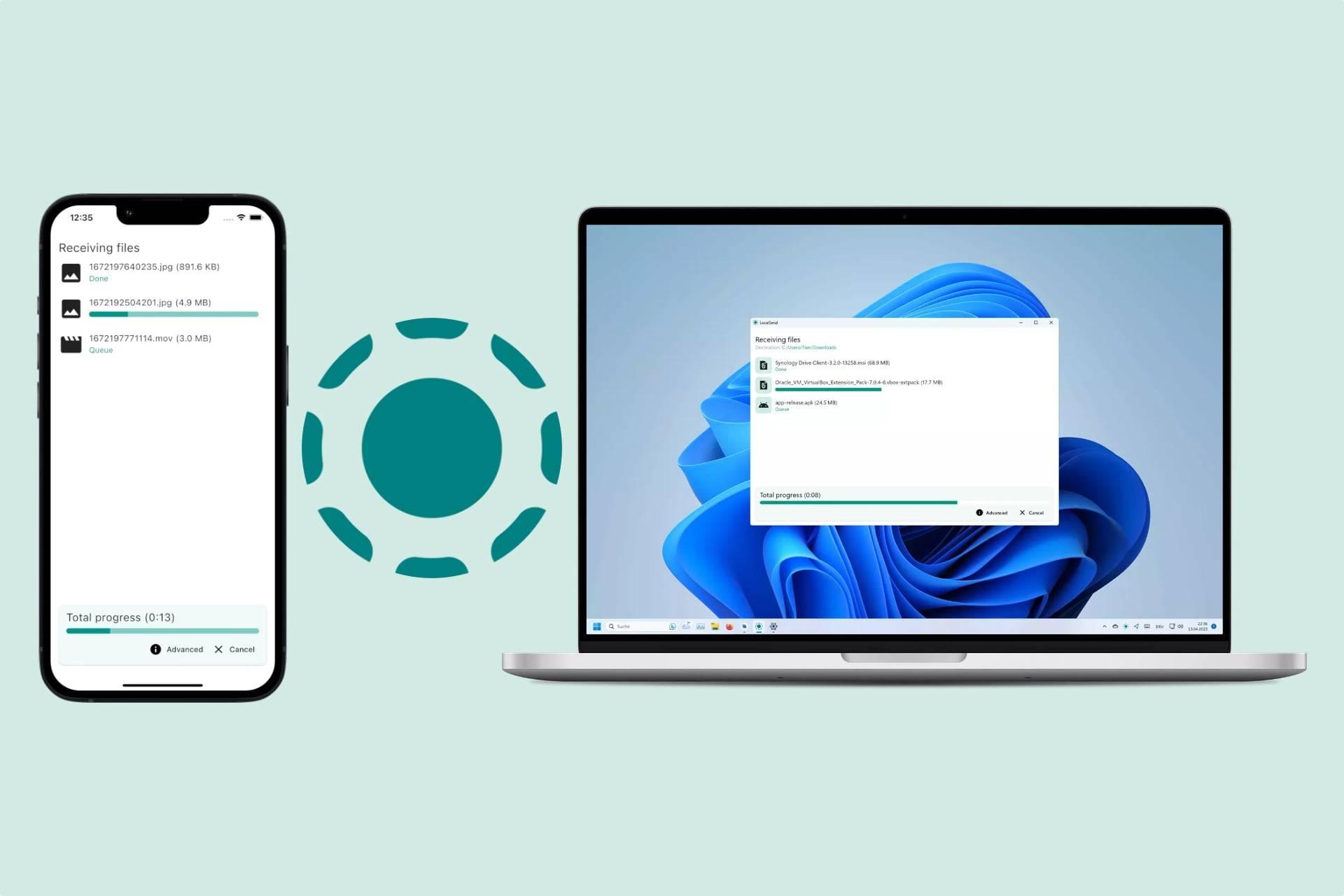 LocalSend no encuentra dispositivos