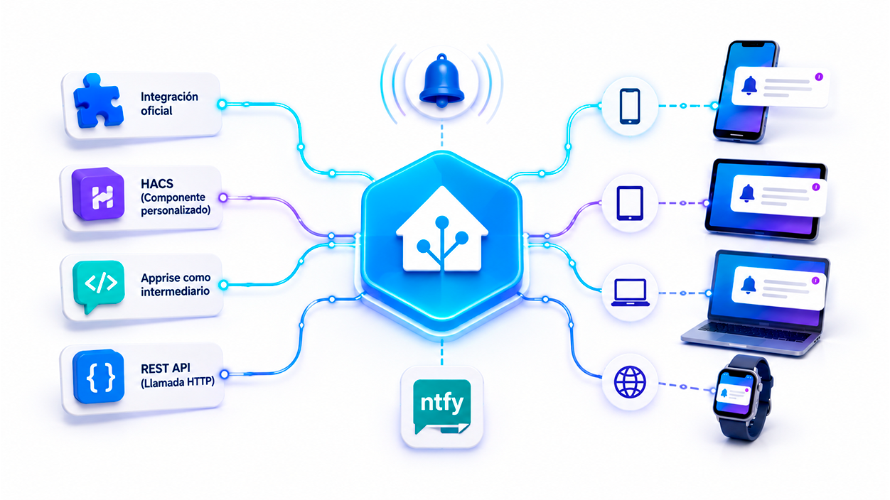 Métodos de integración en Home Assistant