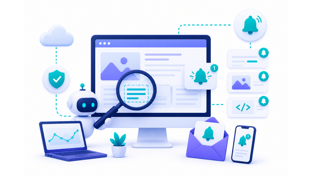 Monitorización automática de cambios en páginas web