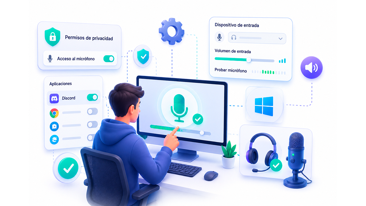 Pasos para solucionar el problema del micrófono en Discord