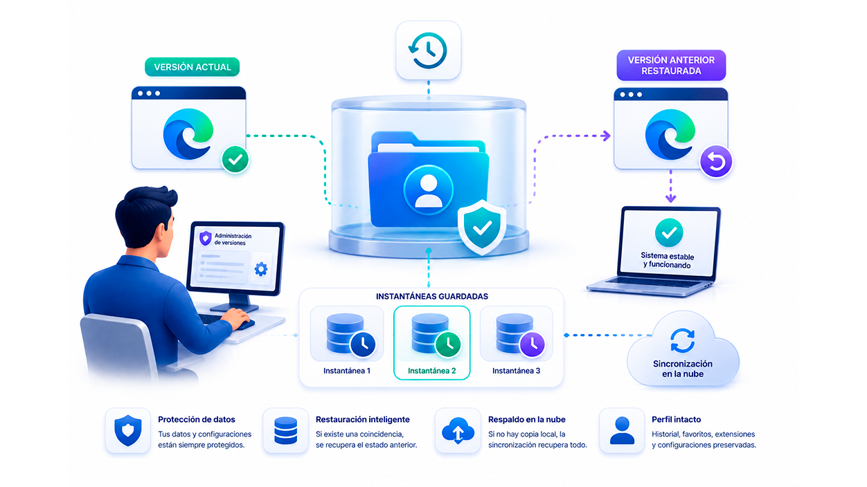 Protección de perfiles y recuperación de datos