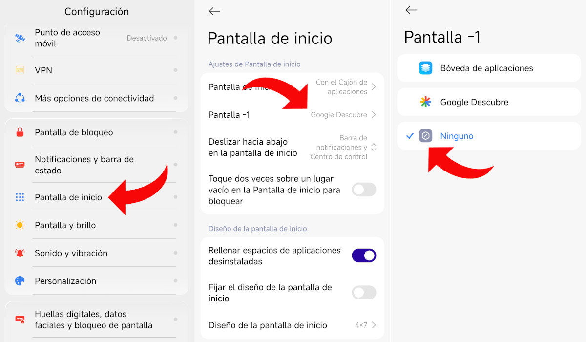 Quitar el feed infinito de Google Discover en Android