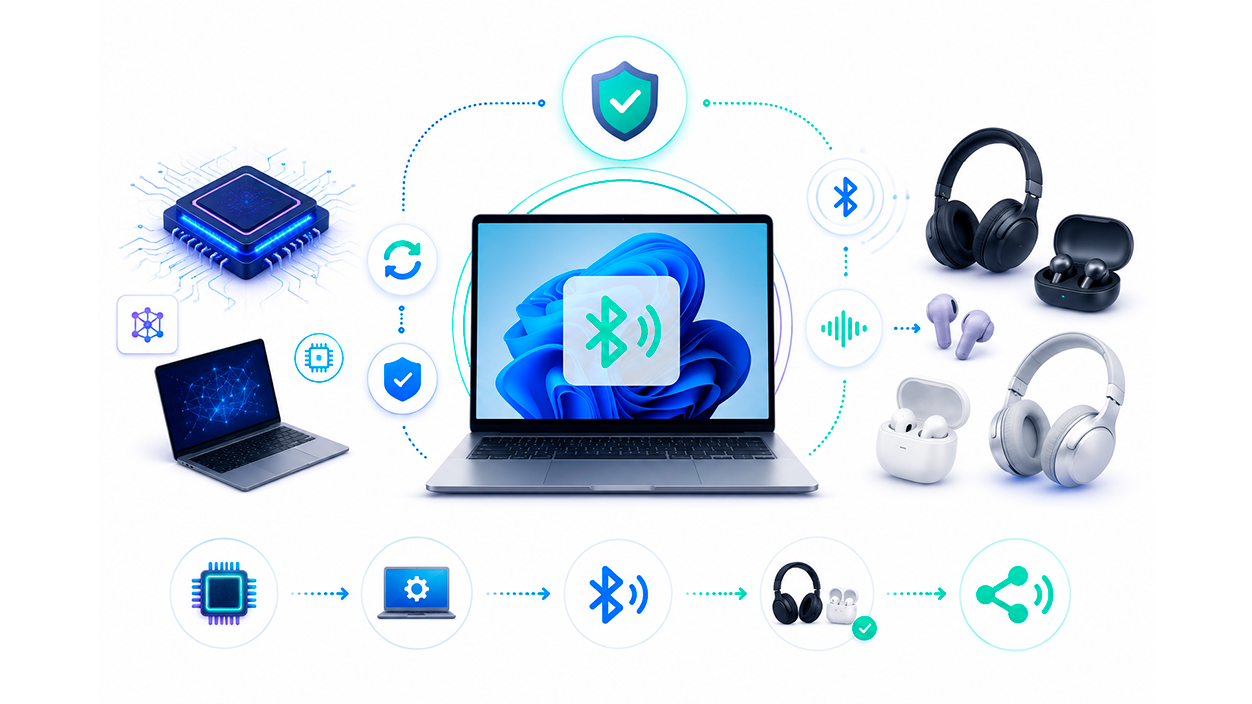 Requisitos técnicos para que funcione la función Audio Compartido en Windows 11